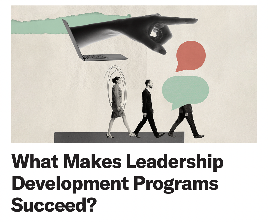 What makes leadership development programs succeed What makes leadership development programs succeed